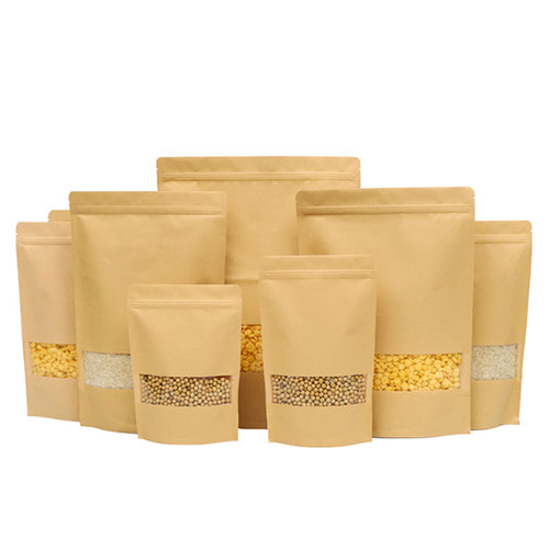 厂家直销批发牛皮纸袋自封袋食品袋自粘袋密封袋坚果茶叶包装袋子 - 图3