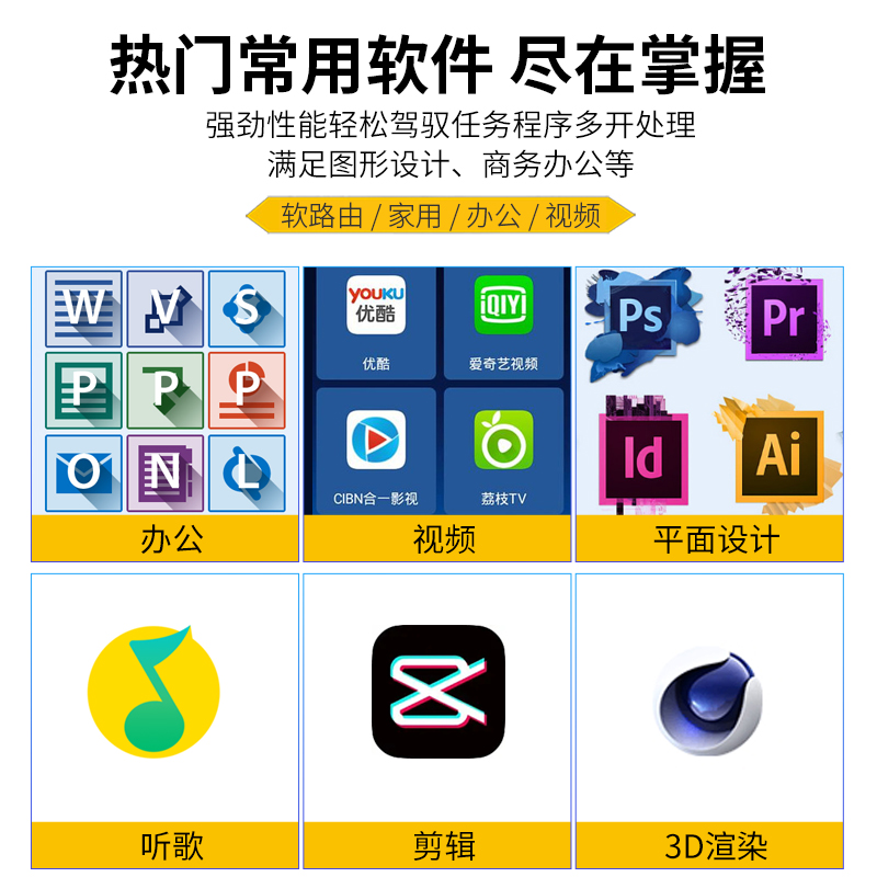 升腾C92 双核四核办公ITX微型电脑瘦客户机迷你小主机低功耗家用 - 图2