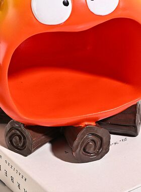 创意火焰收纳盒摆件卡通树脂工艺家居室内玄关客厅钥匙整理送礼