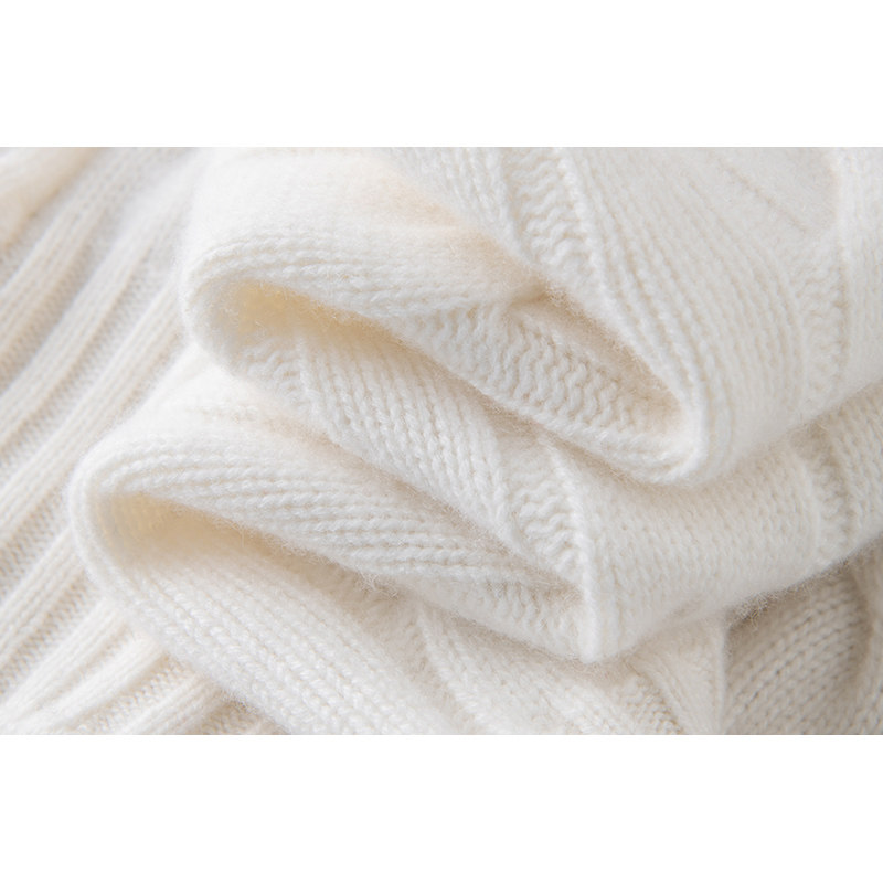 纯粹贵妇气场！加厚100%纯山羊绒衫女纯羊绒毛衣针织休闲直筒裤子,淘宝优惠券,粉丝福利购,淘宝优惠卷