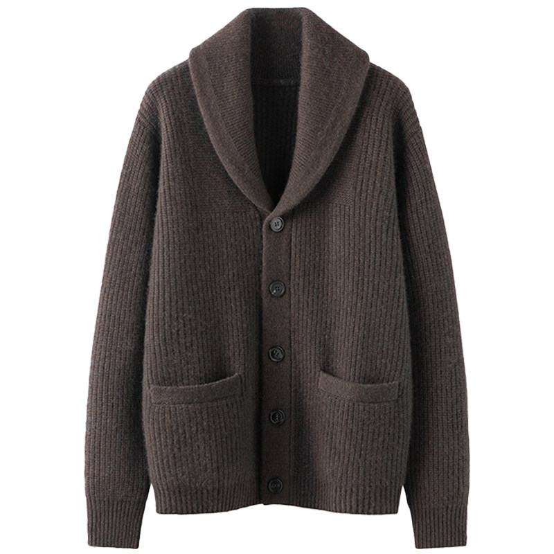 男人衣服好在灵魂深处~纯山羊绒时髦绅士青果领男士开衫针织外套,淘宝优惠券,粉丝福利购,淘宝优惠卷