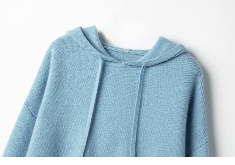 重磅推荐！稀有日本订单~美拉德四平针连帽羊绒衫女卫衣加厚毛衣,淘宝优惠券,粉丝福利购,淘宝优惠卷