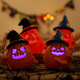 Halloween Glowing Pumpkin Lantern Window Supplies Ghost Festival