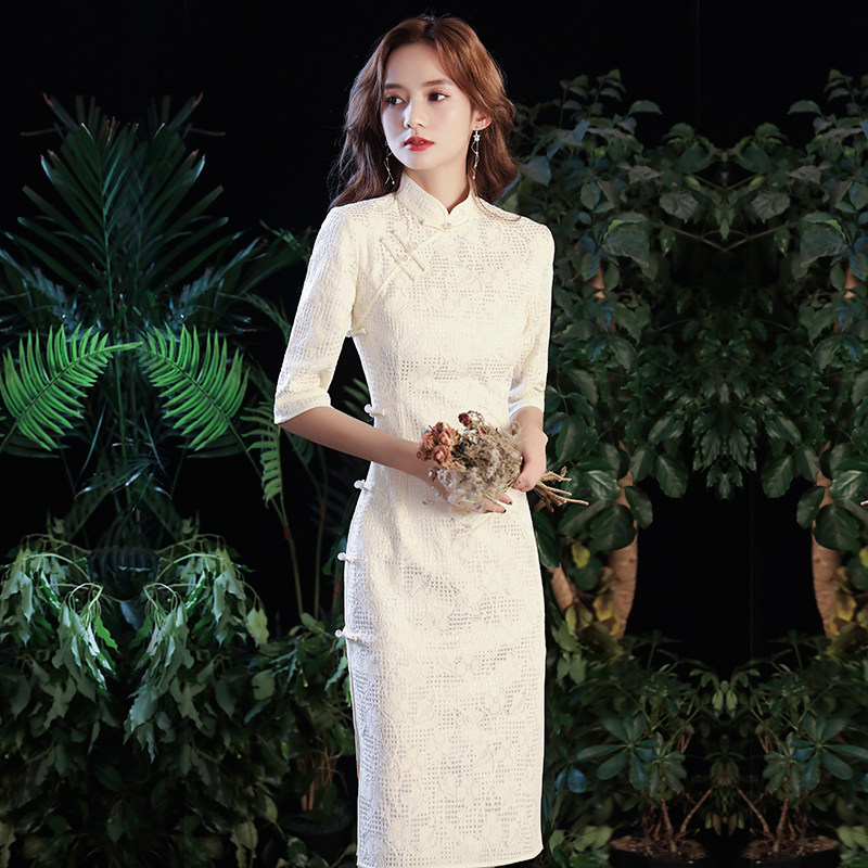 旗袍2020年秋新款改良版少女连衣裙 圣梵琳旗袍