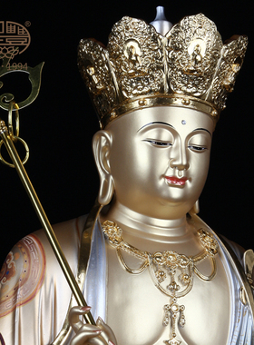 娑婆三圣寺庙释迦佛圣丰黄铜
