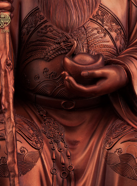 圣丰紫铜家居供奉土地公土地婆