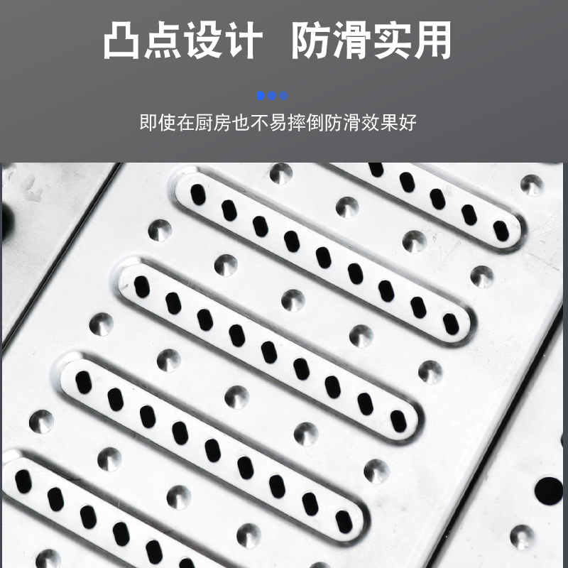 304不锈钢厨房下水道地沟格栅盖水沟排水沟盖板水槽篦子明沟沟槽-图2