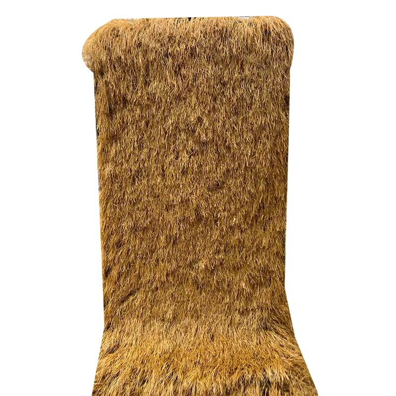 Roof yellow straw, outdoor pavilion decorative thatch, artificial lawn, artificial turf, carpet type artificial thatch