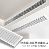 Центральное выходное отверстие для кондиционера, жалюзи, вентиляционная решетка, изготовленная на заказ вентиляционная решетка из АБС-пластика, впускная и возвратная вентиляционная решетка, расширенная панель.