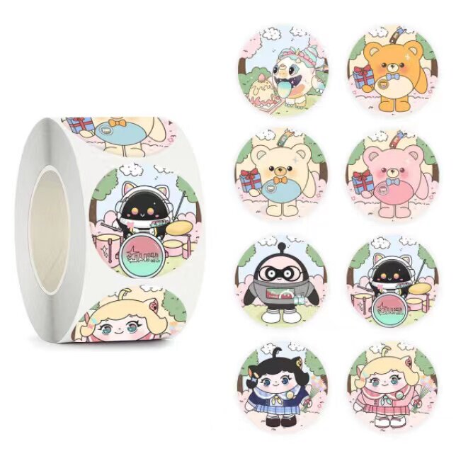 蛋仔派对皮肤贴纸果宝特攻可爱小水母水波蛋儿童玩具手帐装饰贴画