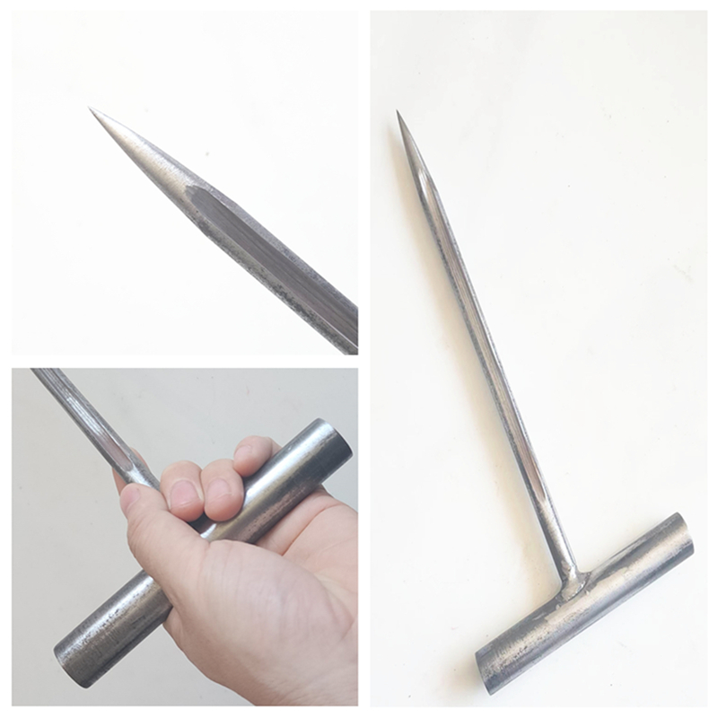 大棚棉被穿针固定卷帘杆引线钢筋T型工具蔬菜大棚铁丝扎棉被神器 - 图2