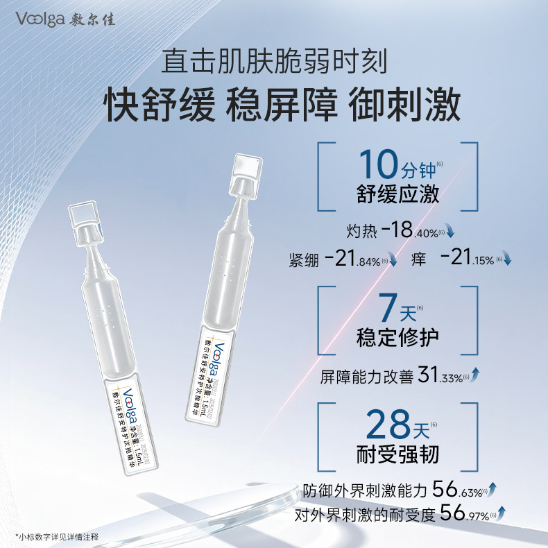 【重磅新品维稳小白管】敷尔佳舒安特护次抛精华保湿舒缓修护敏肌