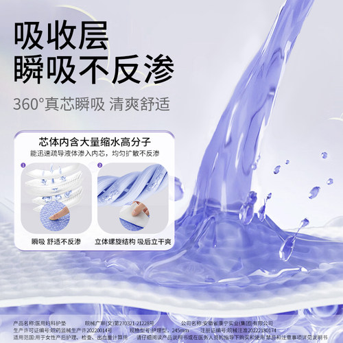 医用卫生巾医用妇科护垫澜渟械字号无菌姨妈巾经期护理垫产妇术后 - 图1