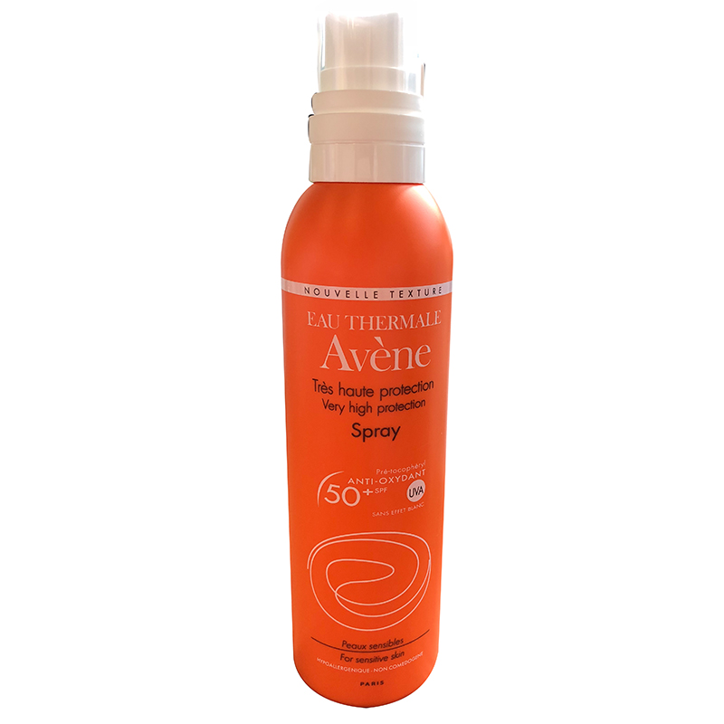 阿里健康大药房Avene/雅漾倍护清爽防晒喷雾 SPF50+ PA++++  200ml/瓶全身防晒霜2