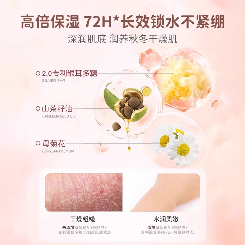 山茶花儿童身体乳婴幼儿新生宝宝保湿滋润秋冬干燥止痒保湿润肤露