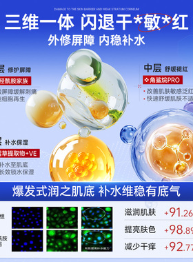 神经酰胺面霜修复皮肤屏障保湿补水敏感肌舒缓修护面霜改善泛红