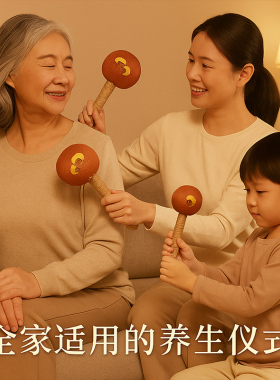 家用多功能艾草锤12味中药养生锤