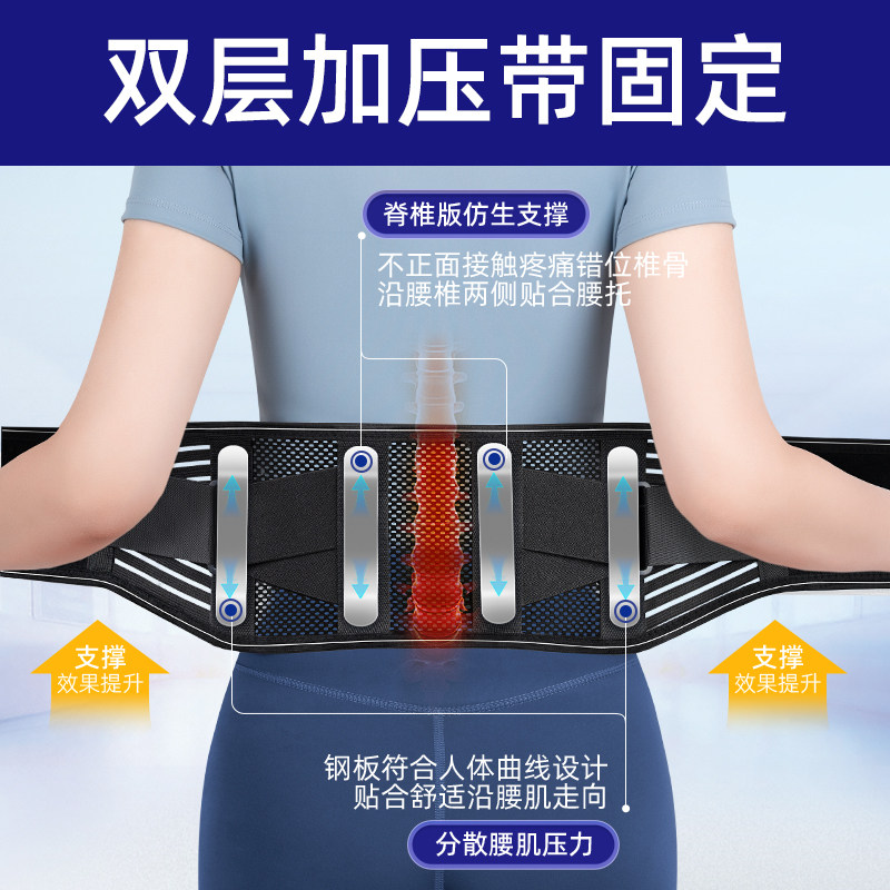 医用护腰带腰间盘劳损突出腰椎肌疼痛腰托男士专用女士腰痛冬薄款,淘宝优惠券,粉丝福利购,淘宝优惠卷