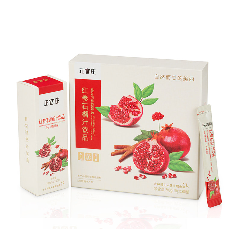 韩国正官庄红参饮品浓缩液石榴汁 阿里健康大药房人参/园参及其制品
