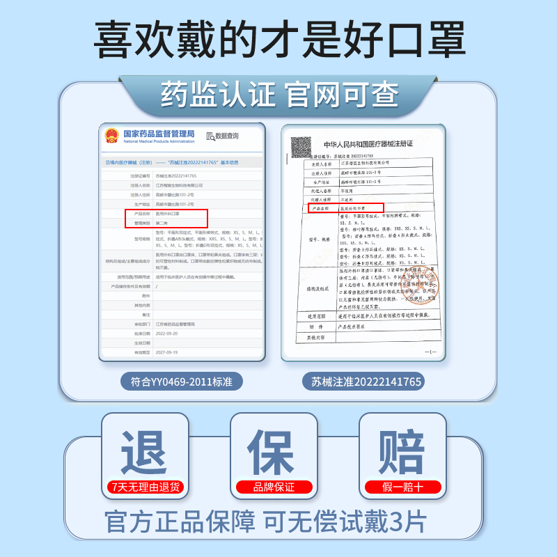 3d立体口罩女高颜值医用外科一次性医疗官方正品旗舰店夏季薄款 - 图3