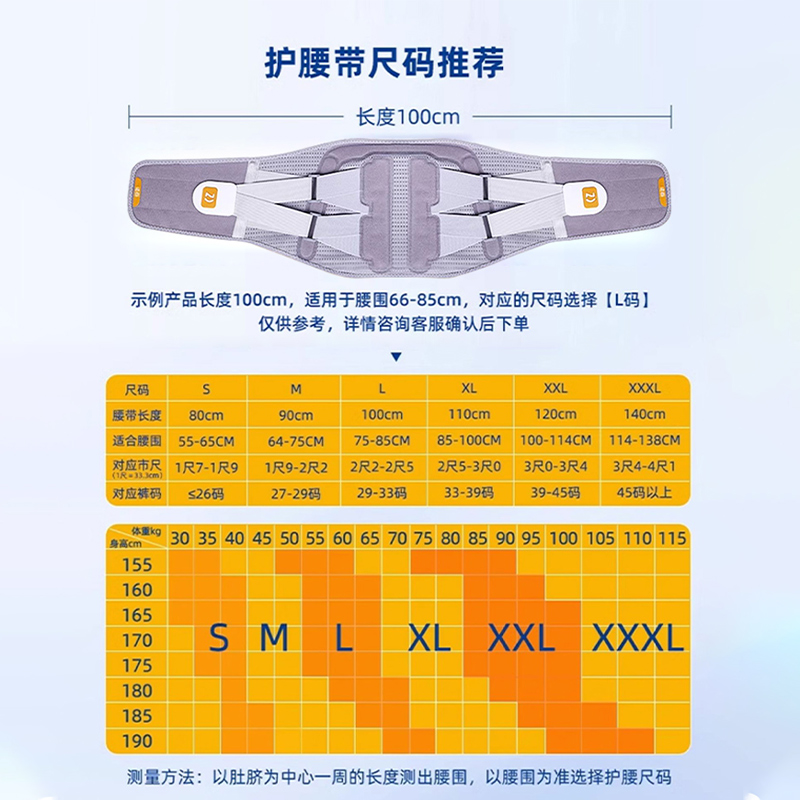 诺泰护腰带腰间盘劳损腰椎间盘突出腰疼医用热敷保暖男女专用腰托 - 图1