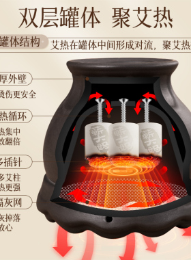 砭石火龙罐艾灸刮痧专用同款