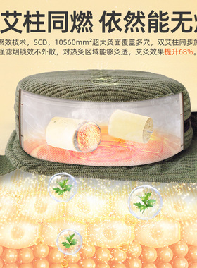 老人颈椎劳损艾灸理疗热敷神器