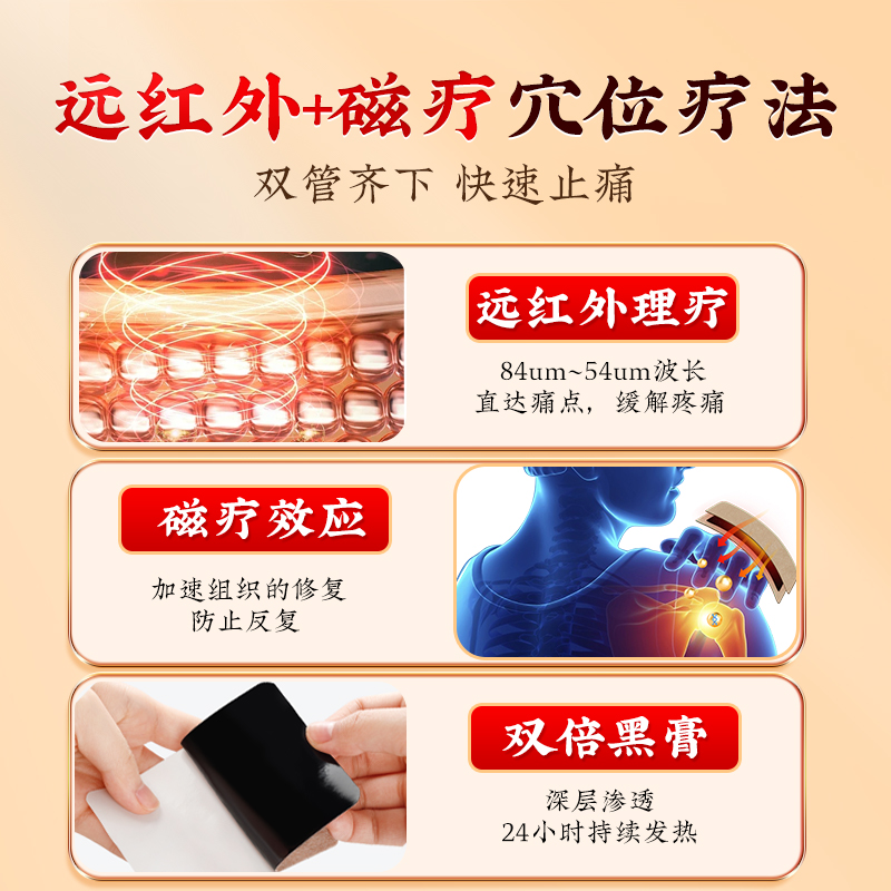 北京同仁堂肩周炎专用贴膏肩膀疼酸痛颈椎肩颈关节热敷非治疗神器