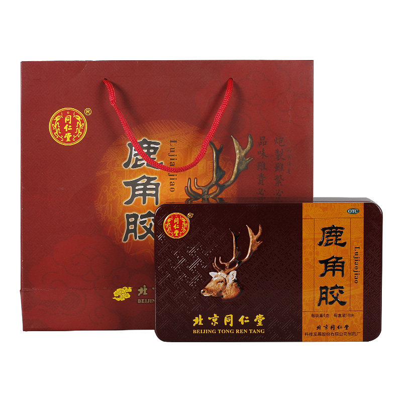 同仁堂6g*18块/盒阳痿遗精鹿角胶 阿里健康医药健脾益肾
