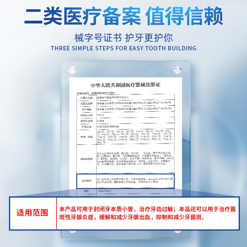 医用脱敏牙膏口腔护理牙龈出血萎缩治疗牙齿过敏周炎症减少牙菌斑 - 图1