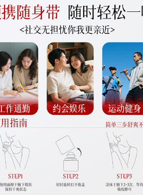 止汗露20%氯化羟铝腋下除臭止汗喷雾狐臭香体露官方旗舰店正品