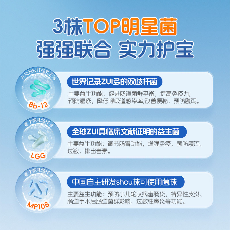 舒元康bb12益生菌新宝宝儿童生肠胃便秘调理肠胀气消化滴剂