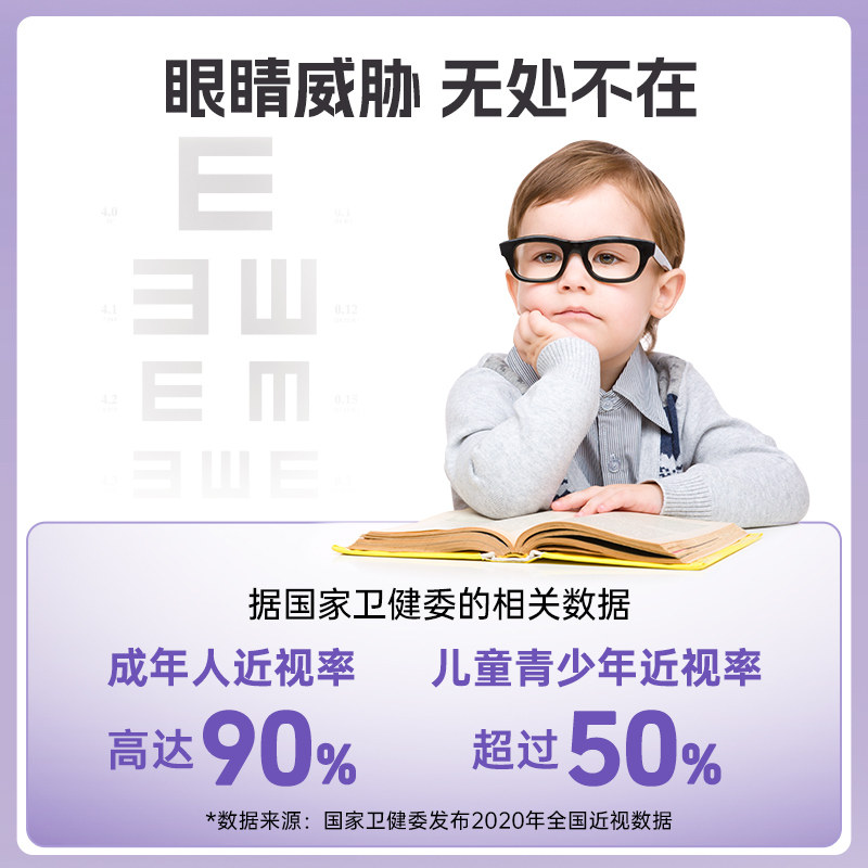 南京同仁蓝莓叶黄素酯果汁软糖护堂官方旗舰店正品儿童成人近视眼