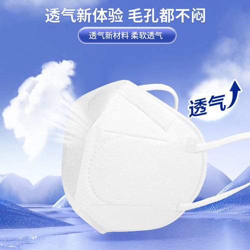 界面n95级医用防护口罩一次性医疗官方正品成人灭菌防工业粉尘 - 图1