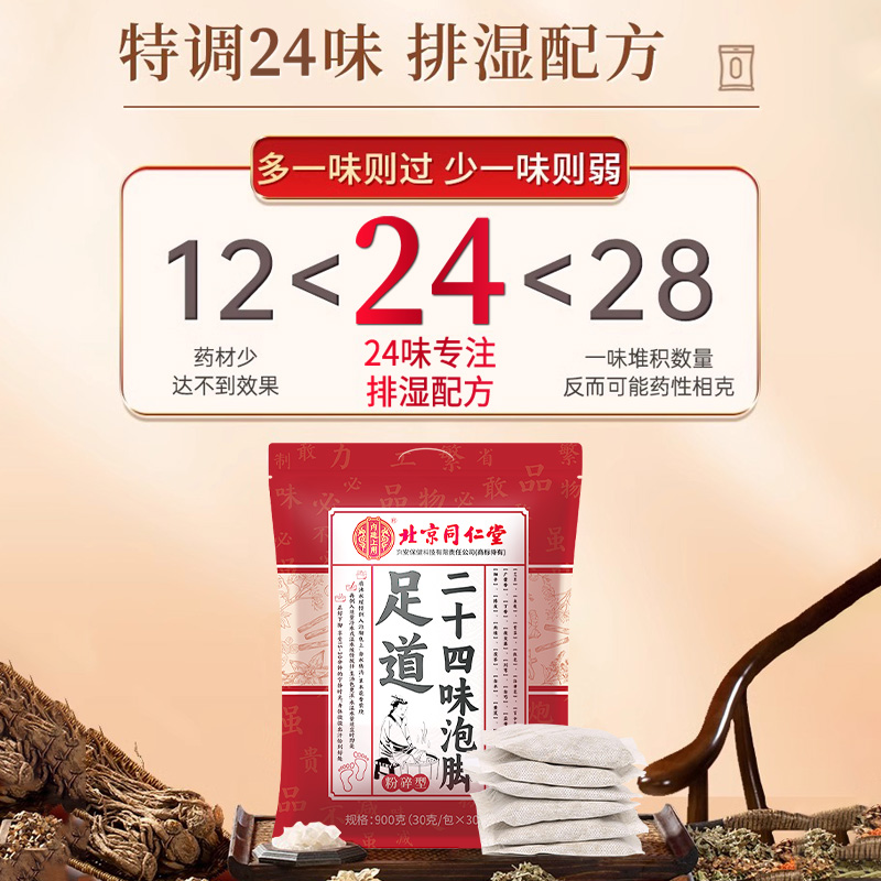 北京同仁堂艾草三伏天泡脚的药包祛寒湿非去湿气助睡眠排毒足浴包 - 图0