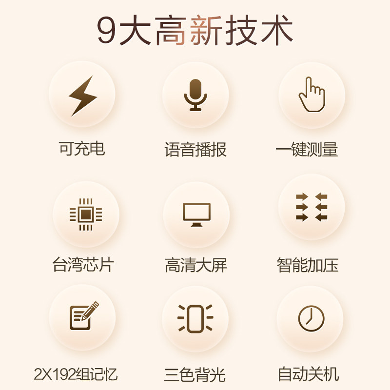可孚上臂式测量仪家用电子血压计 阿里健康大药房血压计（电子血压计）