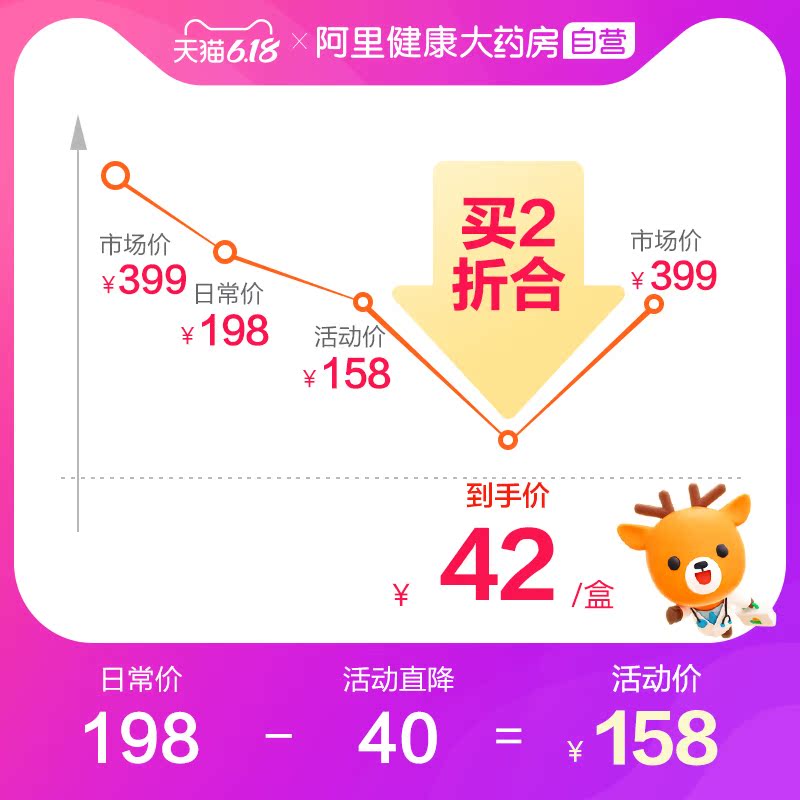 阿里健康大药房姿美堂果蔬酵素粉台湾复合水果孝素益生菌膳食纤维非果冻梅3盒装0