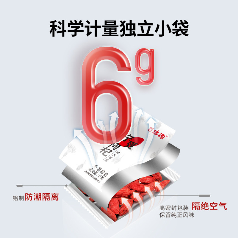 百瑞源枸杞丨宁夏特级枸杞子210g独立包装便携泡茶正宗官方旗舰店,淘宝优惠券,粉丝福利购,淘宝优惠卷