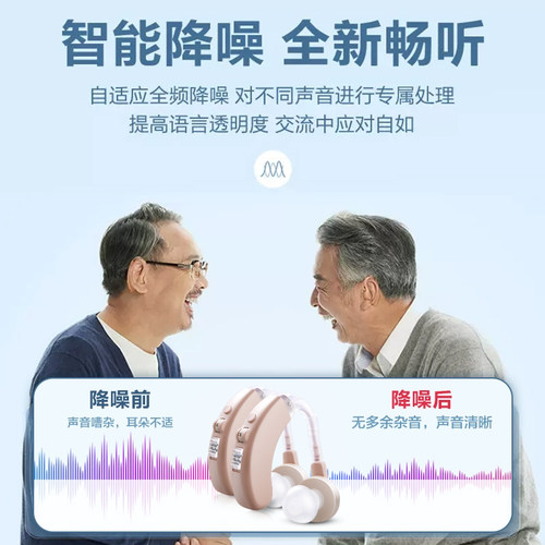 可孚助听器老人专用耳聋耳背官方正品老年人耳背式助听器隐形高清 - 图0