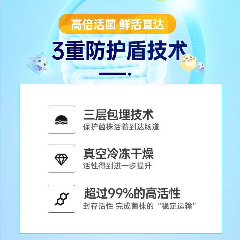 仁和成人益生菌粉大人肠道肠胃便秘肠道益生元冻干粉调理官方旗舰-图3