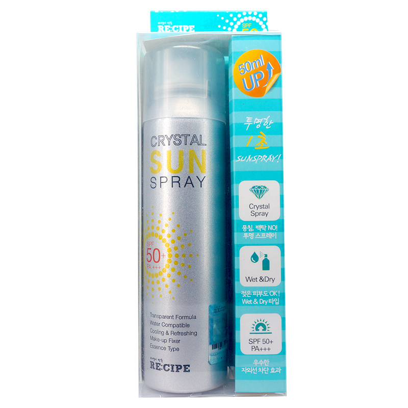 ·ÀˮȫÉí·À×ÏÍâÏß À³Ë¹èµÄÈÔúÖ®ÃØË®¾§·Àɹ˪ÅçÎíÅ® RECIPE SPF50 ·ÀˮȫÉí·À×ÏÍâÏß À³Ë¹èµÄÈÔúÖ®ÃØË®¾§·Àɹ˪ÅçÎíÅ® RECIPE SPF50