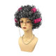 Old lady event props wig old lady wig dress up funny tiara funny wife