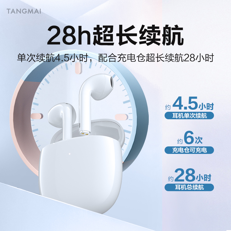 安卓通用 vivo 小米 oppo 华为 iPhone 真无线蓝牙耳机双耳运动跑步降噪游戏低音男女生可爱适用于苹果 W9 唐麦 安卓通用 vivo 小米 oppo 华为 iPhone 真无线蓝牙耳机双耳运动跑步降噪游戏低音男女生可爱适用于苹果 W9 唐麦