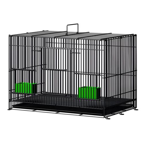 兔笼子自动清粪家用大号室内专用豚鼠荷兰猪豪华折叠别墅兔子仓鼠 - 图3
