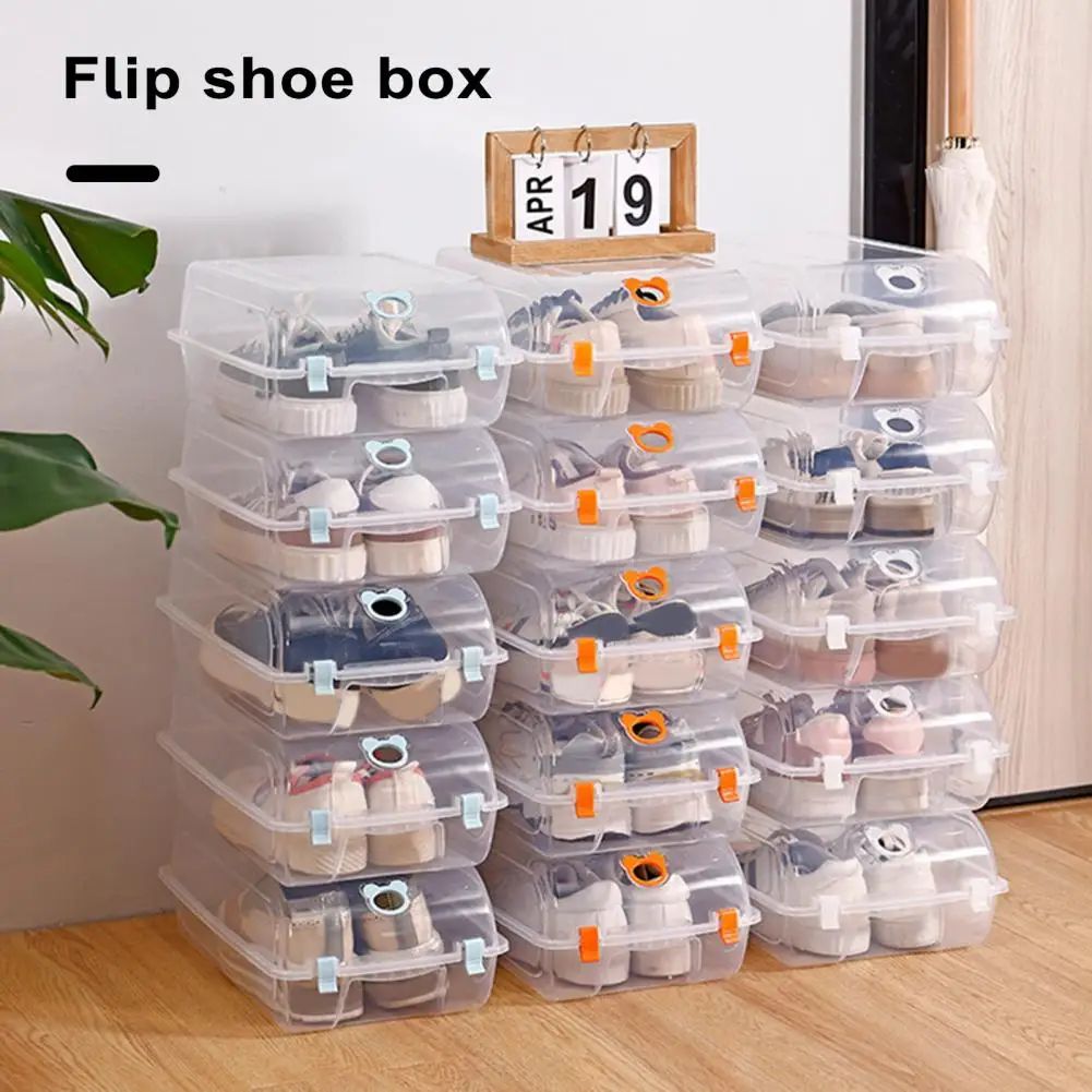 Reliable Shoe Organizer Space-saving Transparent Shoe Storag - 图0