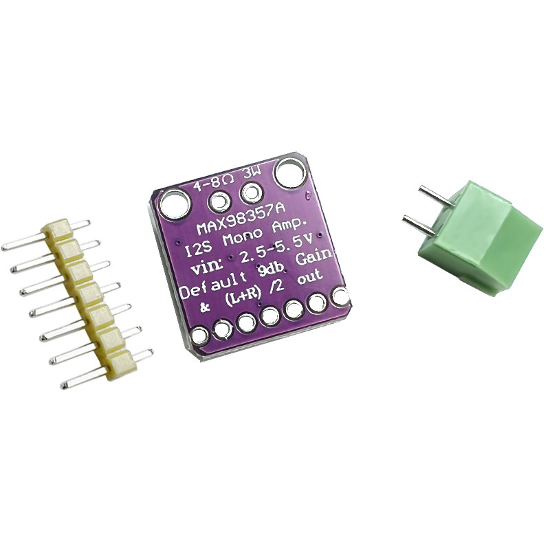 MAX98357 I2S音频放大器模块无滤波D类放大支持ESP32_虎窝淘