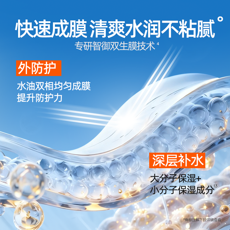 Mistine防晒霜乳小蓝帽SPF50泰版面部身体防晒隔离男女军训蜜丝婷