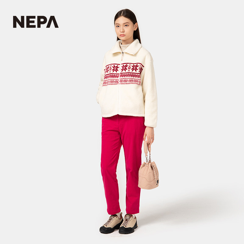 NEPA耐葩24秋冬户外女士抓绒保暖休闲北欧风绒布夹克7K86167,淘宝优惠券,粉丝福利购,淘宝优惠卷
