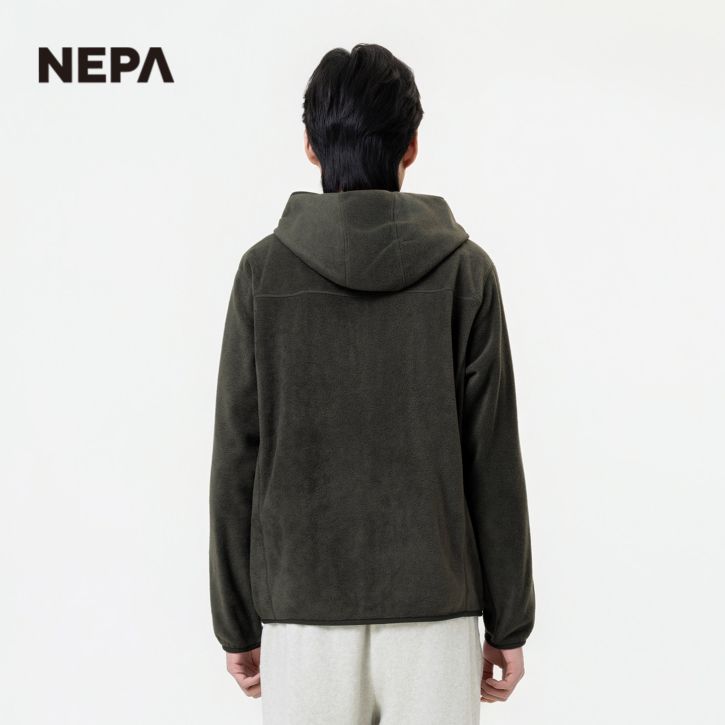 NEPA耐葩户外25秋冬新品男女同款夹克微绒保暖连帽夹克7LF6165,淘宝优惠券,粉丝福利购,淘宝优惠卷