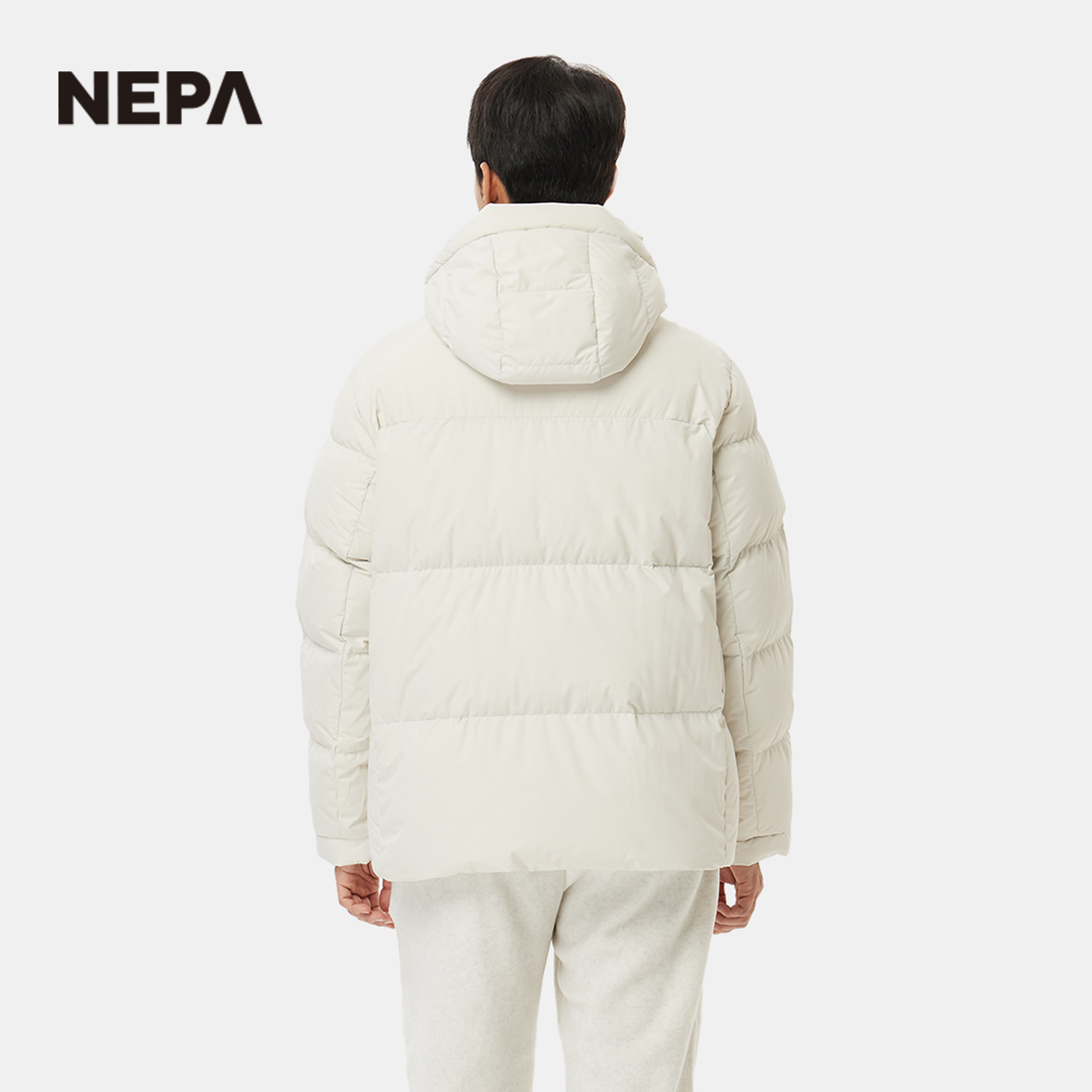 NEPA耐葩户外25秋冬新品男女同款基础款连帽保暖羽绒服7LF2021 - 图0